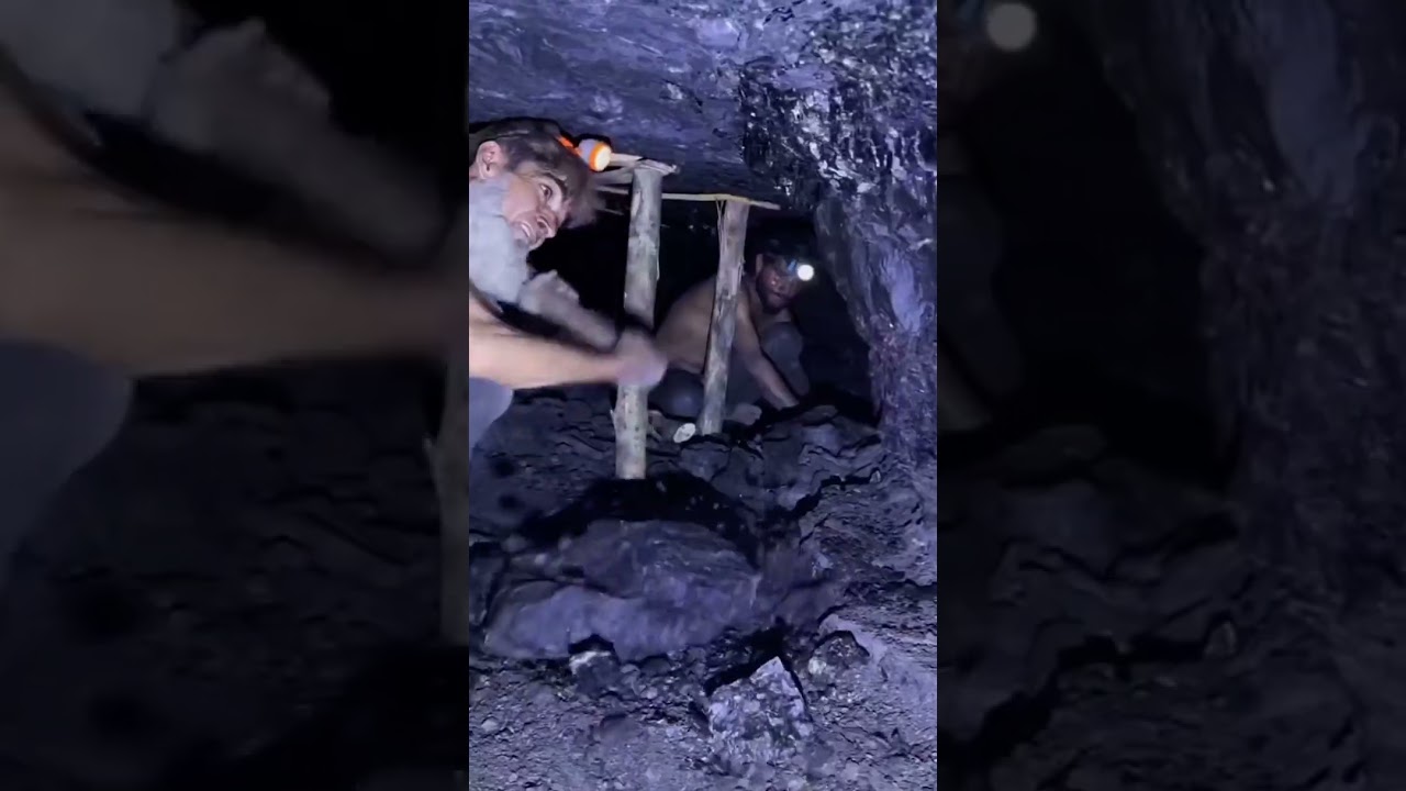This Is what working Deep Underground in a Coal Mine looks Like #africaexploitation