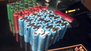 DIY: 48v 24ah lithium ion 18650 e-bike battery pack