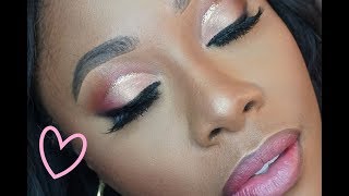 Glitter Cut Crease PINK