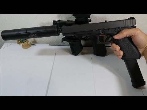 Glock 17L with SilencerCo threaded barrel and Octane 9 suppressor