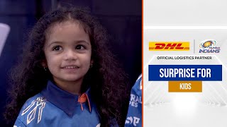 A special surprise for the kids from DHL | Mumbai Indians