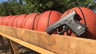 how many basketballs does it take to stop a bullet?