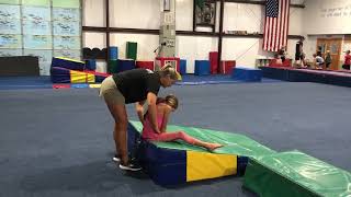 Straddle Rolls. Spotting and drills. Ages 7 and under. ￼