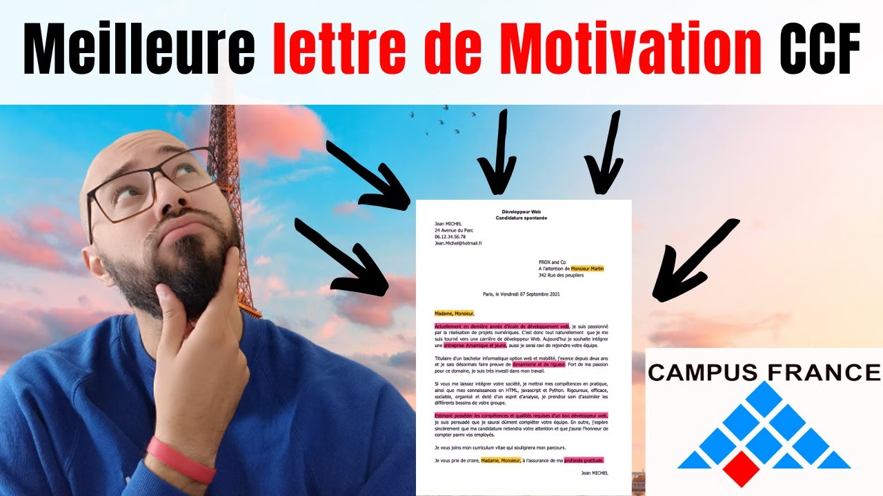 Comment faire la meilleur lettre de Motivation Campus France