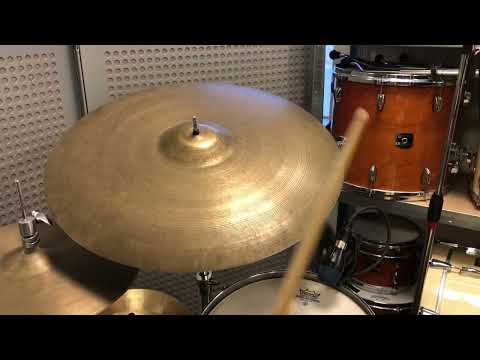 Zildjian 22" A. Zildjian Large Stamp Ride Cymbal 1953 - 1957 - Traditional image 13