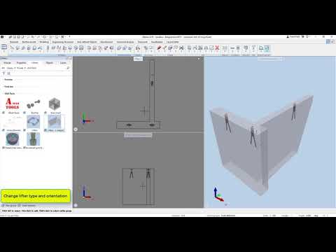 Position Lifters for L shaped precast pieces
