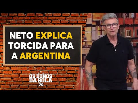 Neto diz que torceu para a Argentina nos últimos 24 anos e explica o motivo