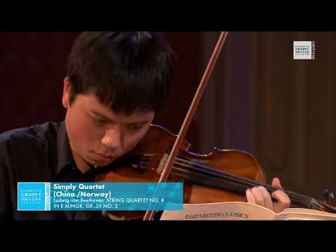 Simply Quartet - Ludwig van Beethoven: String Quartet No. 8 in e minor, Op. 59 No. 2