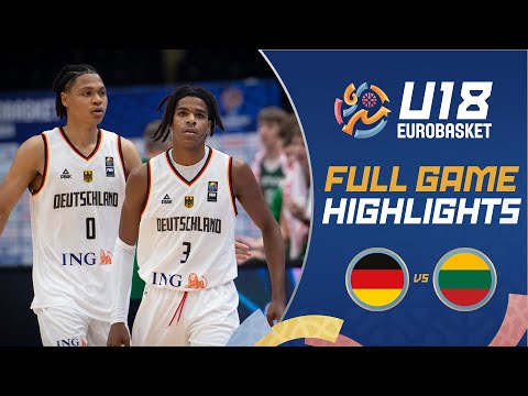 Quarter-Finals: Germany 🇩🇪 vs Lithuania 🇱🇹 | Highlights | FIBA U18 EuroBasket 2024