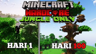 Download lagu 100 Hari di Minecraft Hardcore Jungle Only mp3