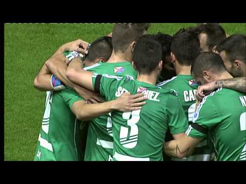 La Liga | Gol de Acorán (1-1) en el Sporting de Gijón-SD Ponferradina | 16-11-2012 | J14