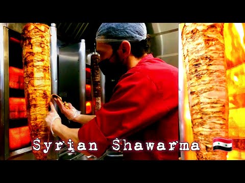 Amazing Syrian Chicken Shawarma I Shawarma restaurant in Qatar 2021 I චිකන් ෂවර්මා