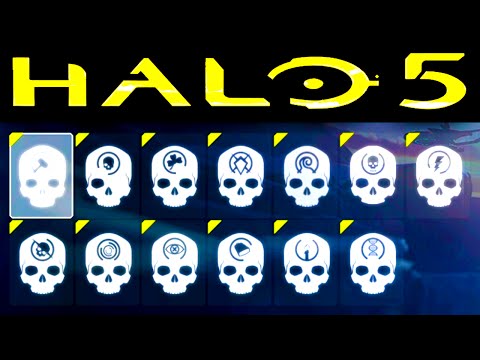 HALO 5 | ALL SKULL LOCATIONS (Halo 5 Guardians Skulls)