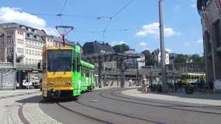 preview picture of video 'Plauen Straßenbahn'