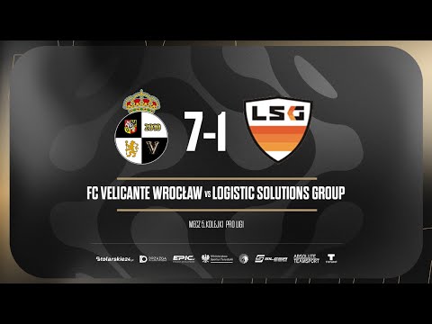 Skrót | FC VELICANTE WROCŁAW - LOGISTIC SOLUTIONS GROUP 7:1 | PRO LIGA,Sezon Jesień 2025 -23.09.2025