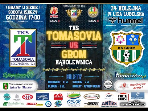 TKS Tomasovia - KS GROM Kąkolewnica | Na żywo 🔴