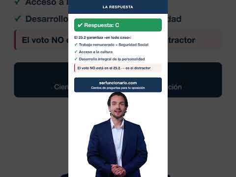 Pregunta trampa: ¿qué NO se garantiza 'en todo caso'?