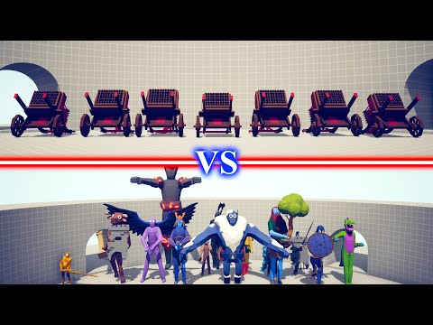 HWACHA TEAM vs GIANTS TEAM - Totally Accurate Battle Simulator TABS