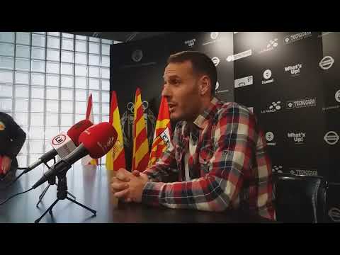 Rueda de prensa Fernando Velillas C. E. L'Hospitalet  - Santfeliuenc F. C.