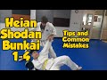 Heian Shodan Bunkai 1 4 Tips And Common Mistakes