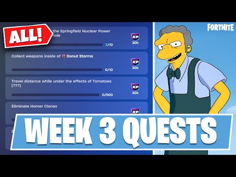 How to Complete All Week 3 Quests in Fortnite Simpsons Mini Season 2 (Full Guide)