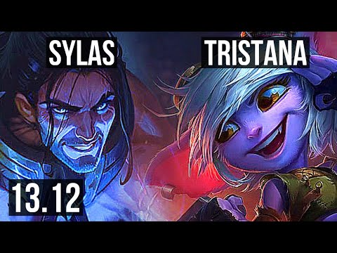 SYLAS vs TRISTANA (MID) | 14/1/1, Legendary, 700+ games, 1.2M mastery | NA Master | 13.12