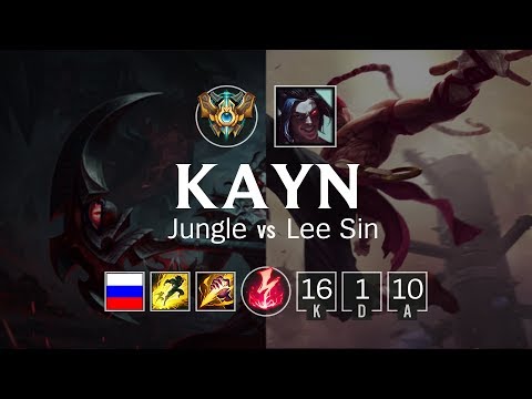 Kayn Jungle vs Lee Sin - RU Challenger Patch 8.7