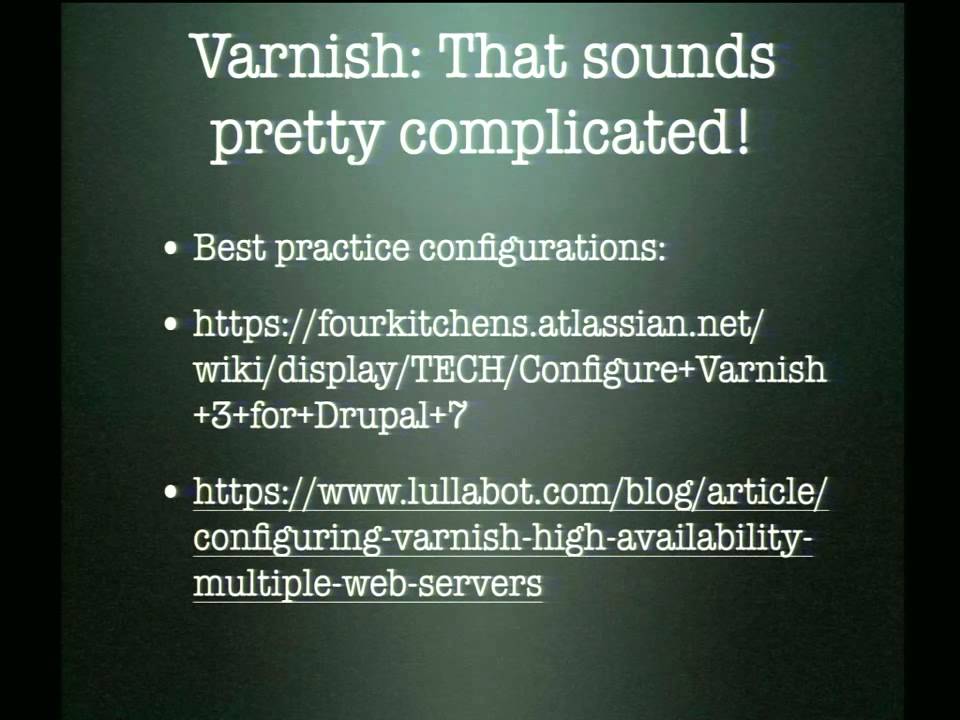 DrupalCon Los Angeles 2015: 4x High Performance for Drupal - Step by Step