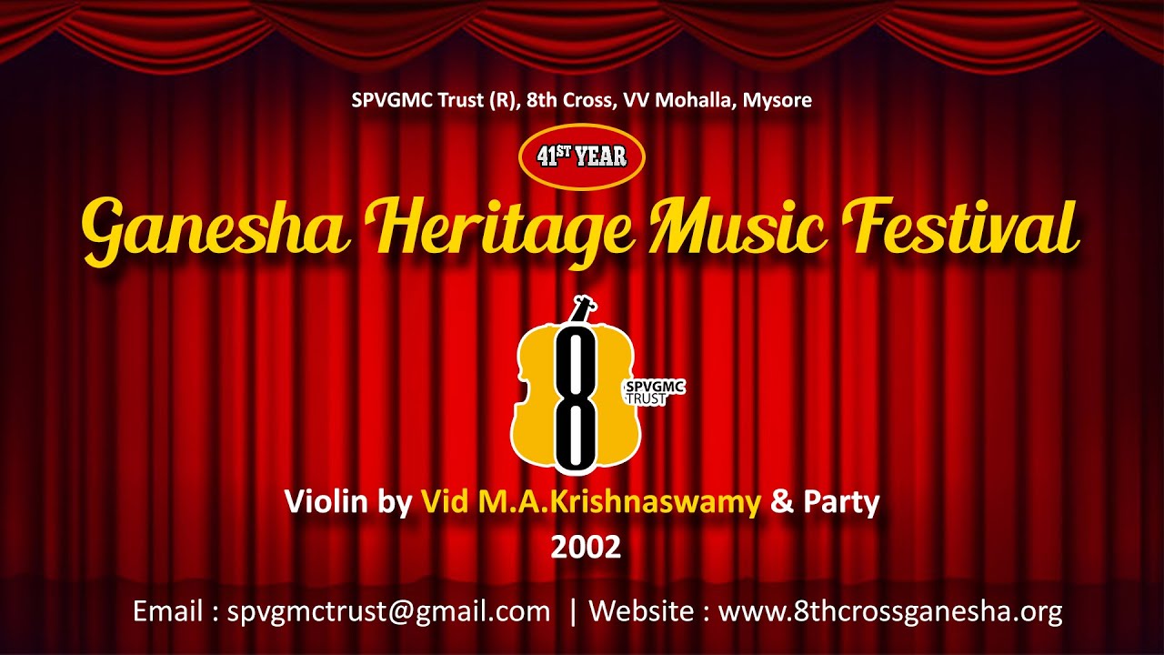 Vid. M A Krishnaswamy & Party (Violin)
