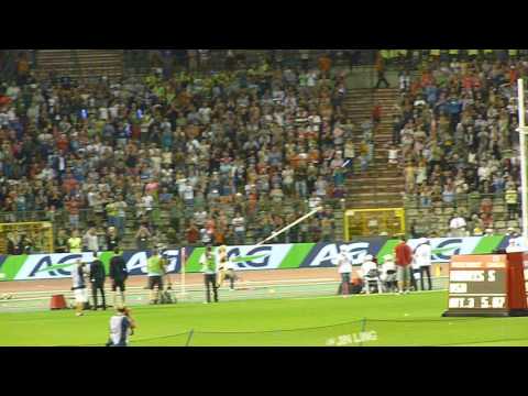 2016 Belgium, BXL, Memorial Van Damme 40th, E46, Essai de Sandi Morris à 5M07, Perche, Pole Vault