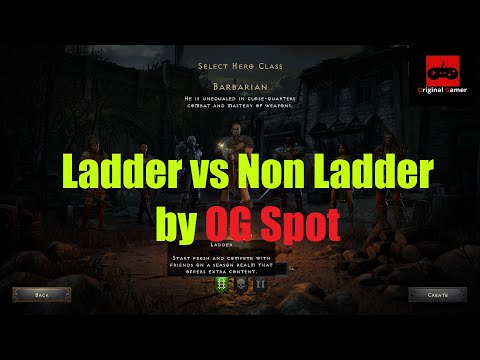 Diablo 2 Resurrected - Ladder vs Non Ladder