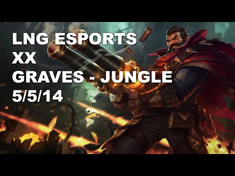 LNG Esports Xx Jungle Graves vs Lee Sin - KR Master Patch 10.8