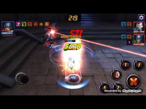 Marvel Future Fight: Shadowland // Level 09 // SOLO // T1 Captain America