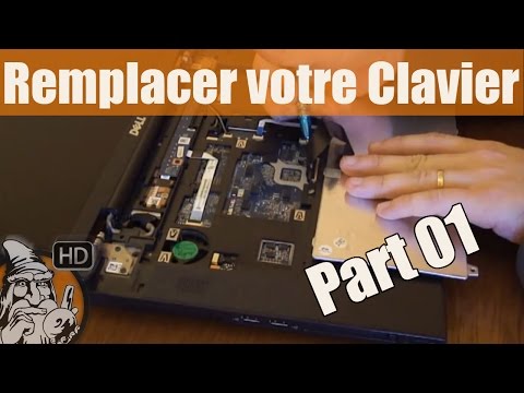 comment demonter clavier pc portable