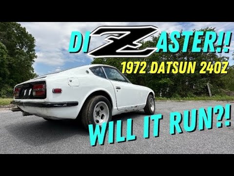 Datsun Disaster! Abandoned 1972 Datsun 240z - Episode 2: Will It Run?!