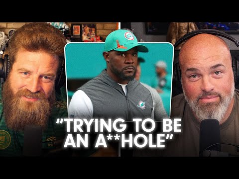 Ryan Fitzpatrick tells the story of being FINED by Brian Flores | Fitz & Whit