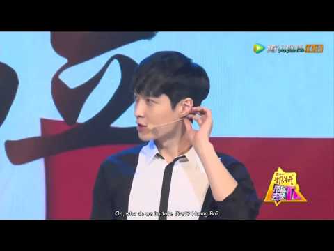 [ENGSUB] 150915 Yixing imitating the Go Fighting geges - Take You To Meet TA