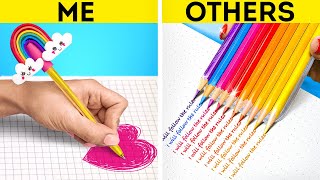 CRAZIEST SCHOOL HACKS TO BECOME POPULAR || Genius DIY School And Creative Girly Tricks By 123 GO!