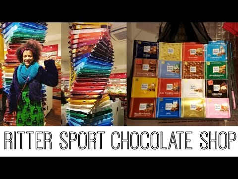 😍 Chocolate Dream Come True! 😍 Visiting Ritter Sport Chocolate Shop in Berlin 😋