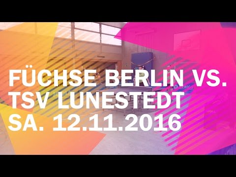 Füchse Berlin vs  TSV Lunestedt - Sa. 12.11.2016 - Regionalliga Nord 2016/2017