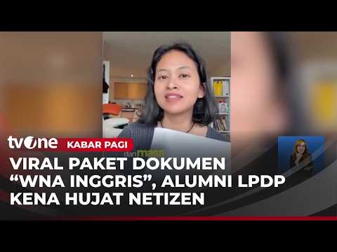 Anaknya jadi WNA Asal Inggris, Alumni Penerima LPDP Viral Dihujat Netizen | Kabar Pagi