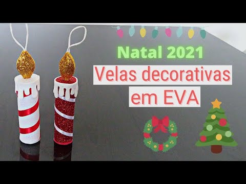 Como fazer: Velas (falsas) de Natal: Aula de . Como fazer: Velas (falsas) de Natal: Aula de .