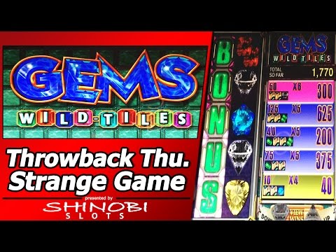 Gems Wild Tiles Slot - TBT Live Play and Picking Bonus in a strange "Slot"