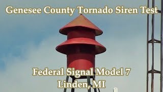 preview picture of video 'Linden, MI Federal Model 7 Siren Test 4-5-14'