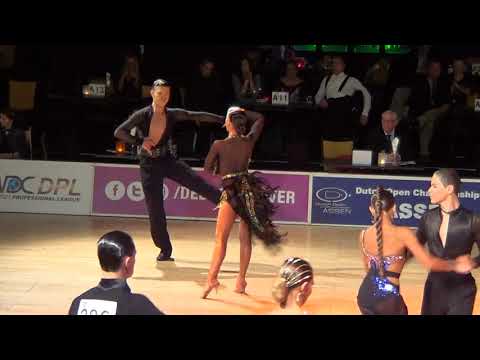 2019 Dutch Open Youth U19 Latin R1 H1 Cha cha Bonkovskiy Lujan