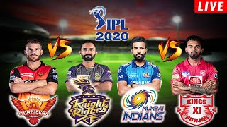 LIVE : IPL 2020 || Match 1 SRH Vs KKR || Match 2 MI vs KXIP || Match Analysis