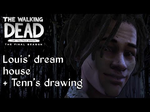 Louis' dream house + Tenn's drawing - The Walking Dead: The Final Season - Episode 4: Take Us Back