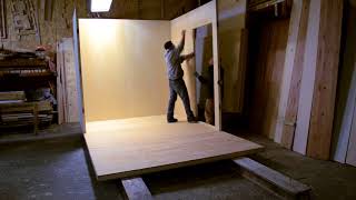 Trade Show, Tiny House, In Plant Installation Time Lapse