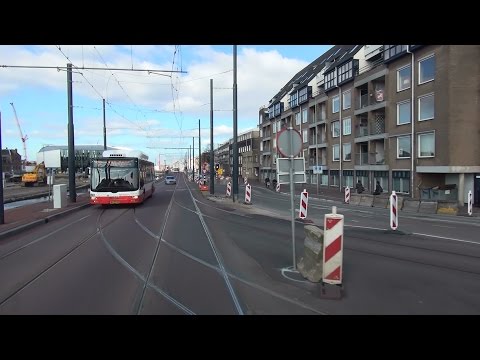 HTM tramlijn 1 Delft Tanthof - Scheveningen Noorderstrand via CS / Schedeldoekshaven | GTL8 3074