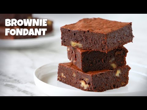 Ultra chocolate brownie with nuts